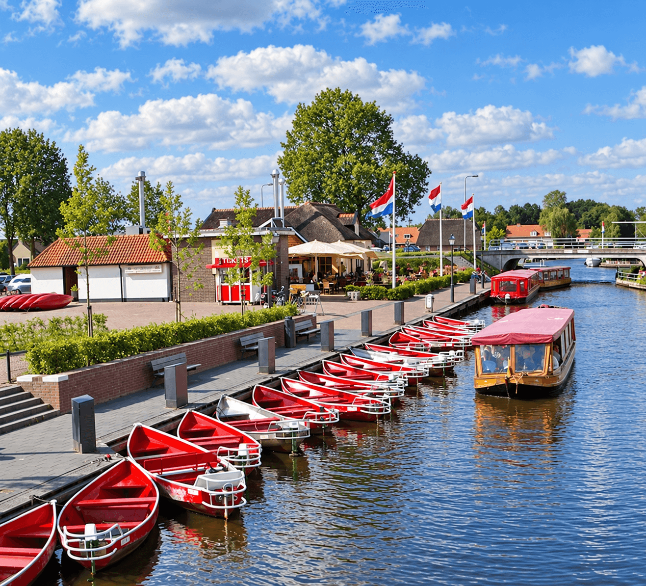 't Zwaantje: fluisterboot huren in Giethoorn met je hond